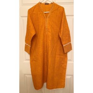 Cotton Embroidered Kurta Top